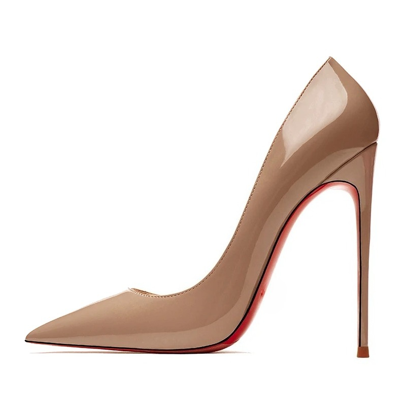 Women'S Shoes Red Bottoms - Yuejinlong Luxus Echtleder Damen Pumps 12cm