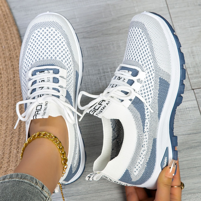 Women Shoes Running - Damen-Schuhe Mode Casual Mesh-Sneakers Outdoor-Sport Atmungsaktive