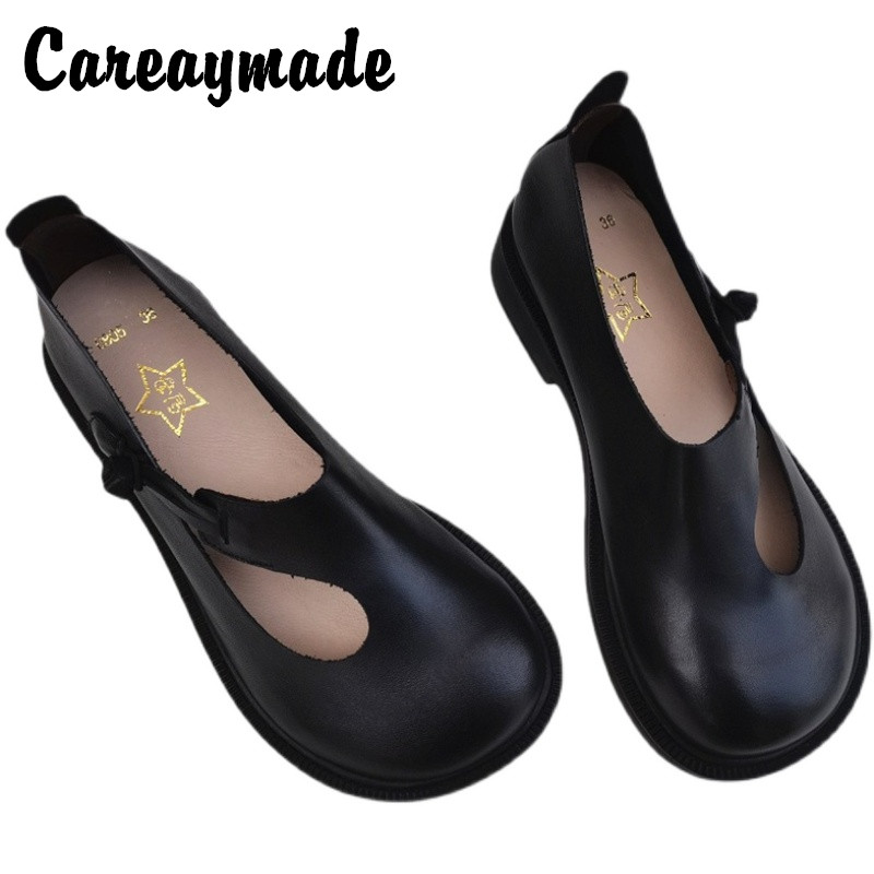 Women Shoes Size - Careaymade-Echtes leder große schuhe retro nationalen
