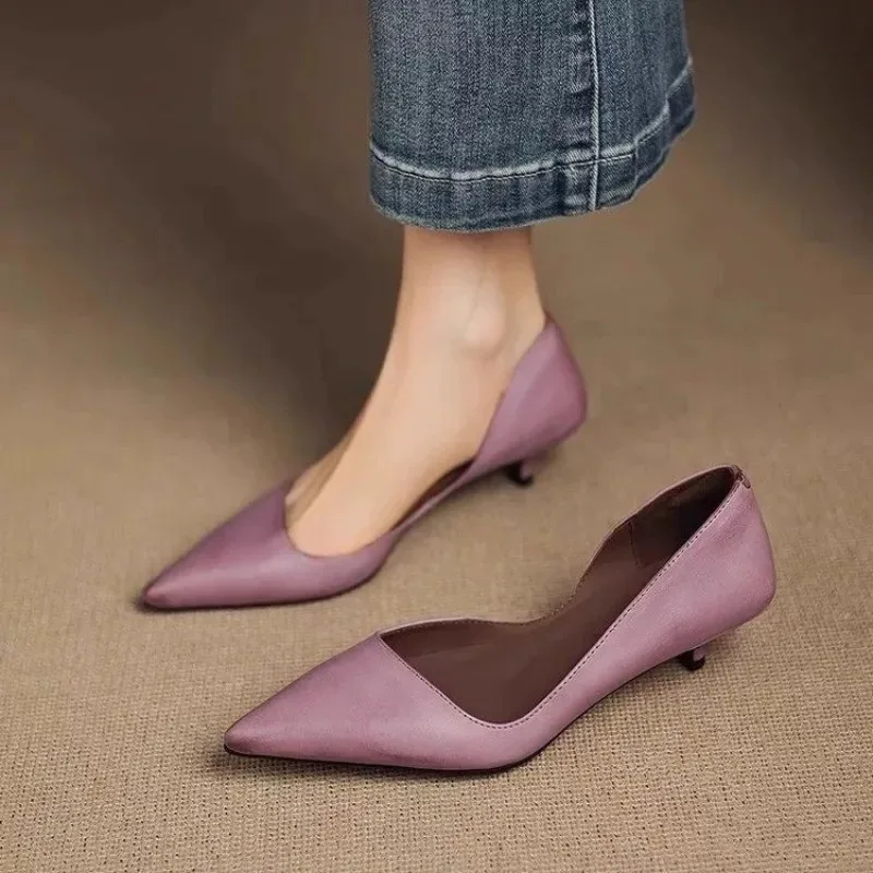 Women Shoes Size - Damen-Stiletto-Absätze mit spitzem Zehenbereich, modisch, vielseitig,