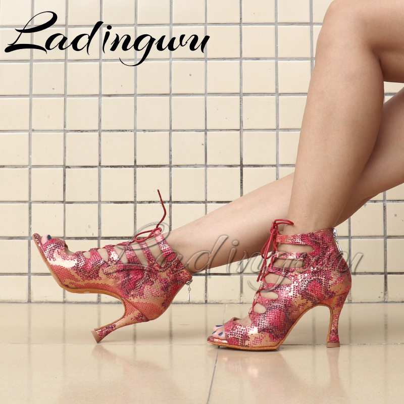 Women'S Shoes Red Bottoms - Ladingwu Latin Stiefel Weichen Boden Tanz