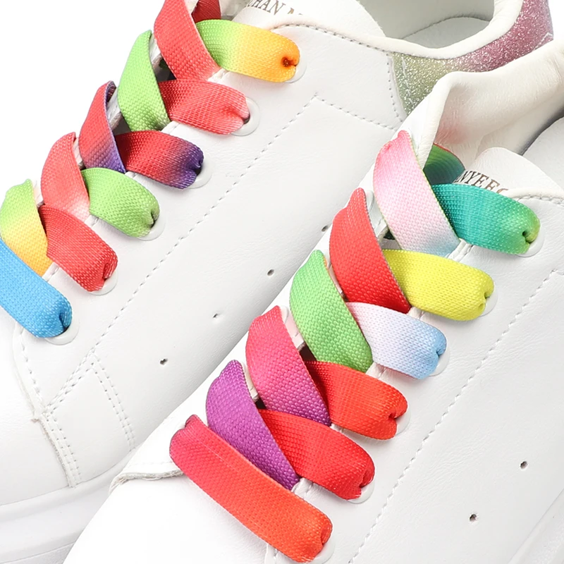 Flache Schnürsenkel mit Regenb – Women Shoes Mk Bewertung und Preis