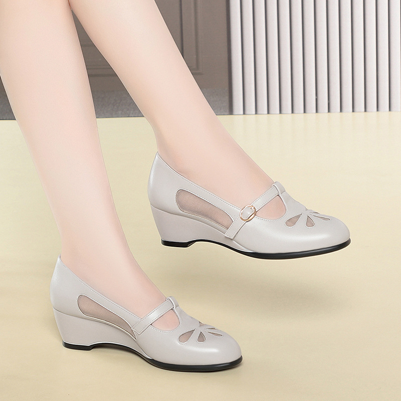 Sommer-Mesh-Schuhe mit Keilabs – Women Shoes Wedges Bewertung und Preis