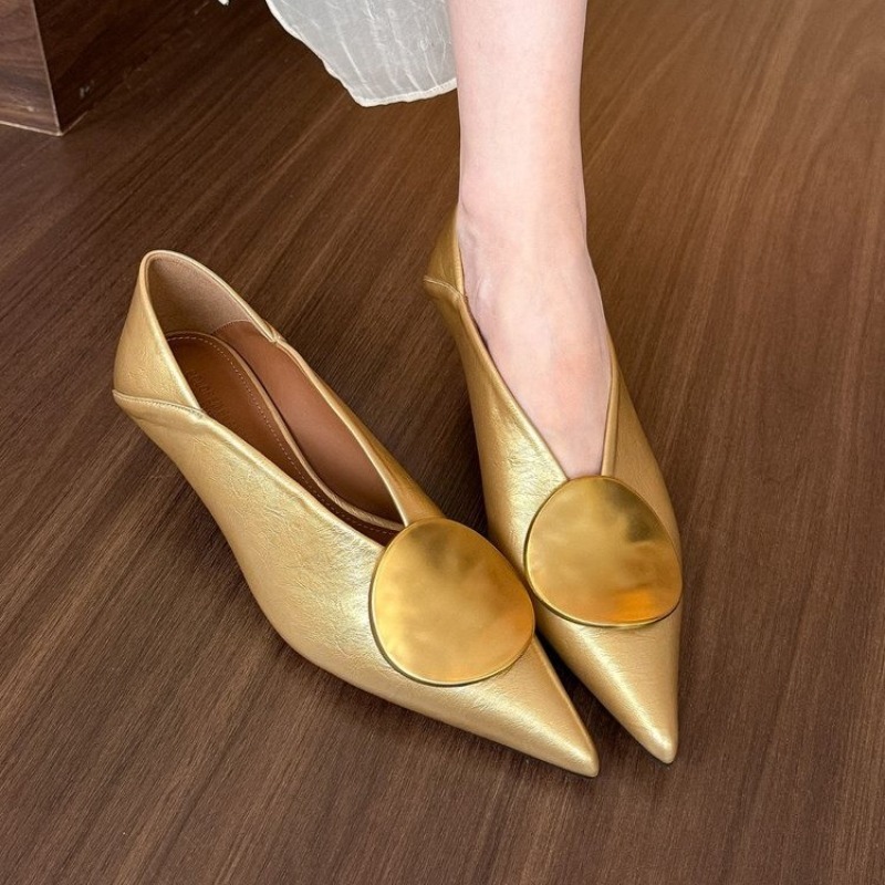 2025 frühling Sommer Spitz Sch – Women Shoes Size Bewertung und Preis