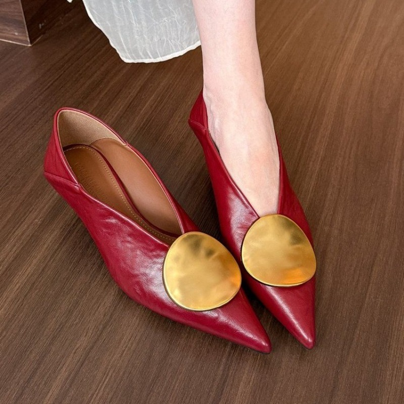 2025 frühling Sommer Spitz Sch – Women Shoes Size Bewertung und Preis