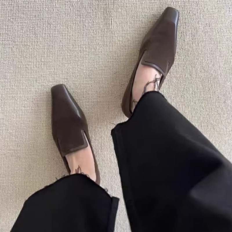 Retro Quadratische Spitze Tief – Women Shoes Size Bewertung und Preis