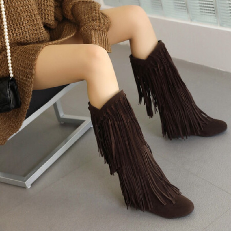 2025 neue Hohe Stiefel Frauen  – Women Shoes Wedges Bewertung und Preis