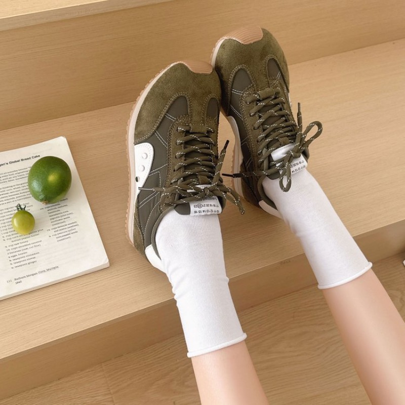 Retro Color-Block-Sneaker für  – Women Shoes Running Bewertung und Preis