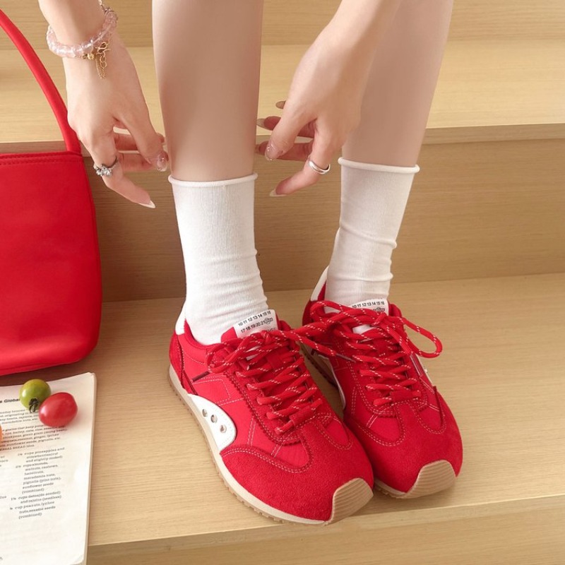 Retro Color-Block-Sneaker für  – Women Shoes Running Bewertung und Preis