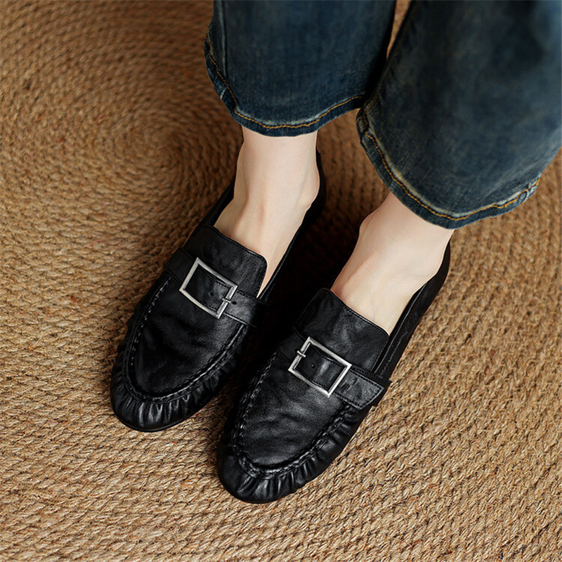 Neue Herbst Echt leder Frauen  – Women Shoes Size Bewertung und Preis